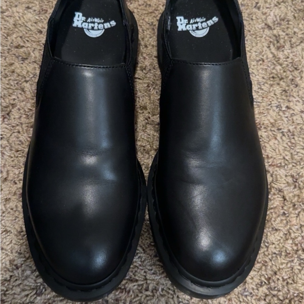 Dr. Martens Black Leather Loafers